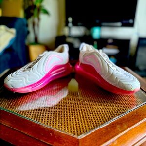 Nike Air Max 720 White/Pink Rise-Laser Fuchsia